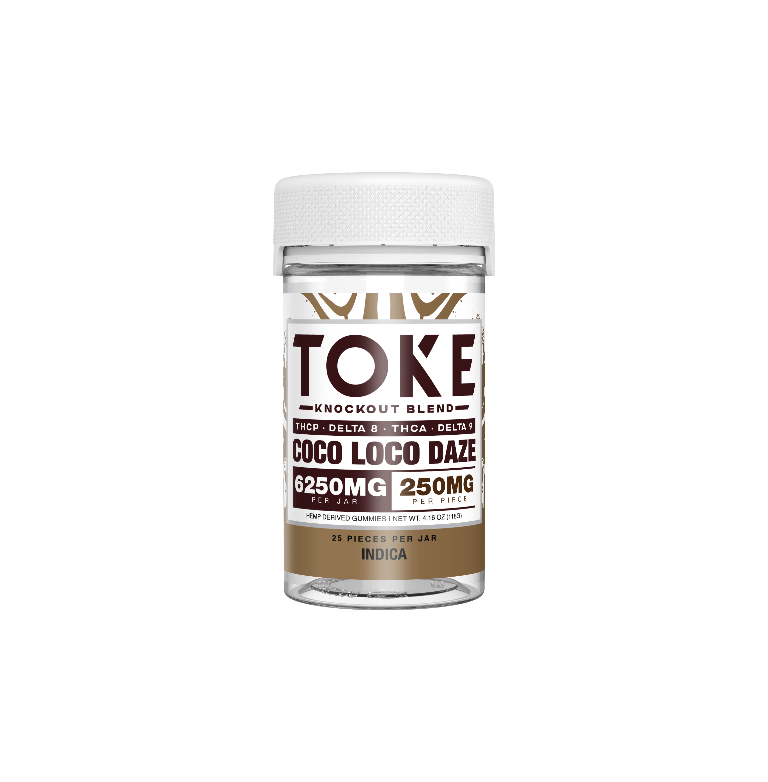Coco-Loco-Daze.png TOKE Knockout Blend Gummies - Coco Loco Daze - Image 1