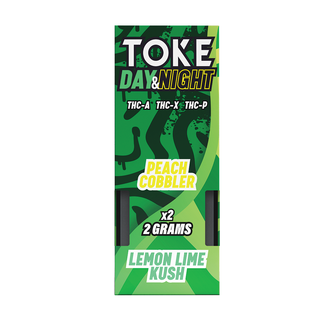 LEMON-LIME-TRANSPARENT.png TOKE Day & Night – Lemon Lime Kush & Peach Cobbler - Image 1